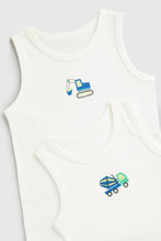 
                        
                          Load image into Gallery viewer, Mothercare Construction Sleeveless Vests - 2 Pack
                        
                      