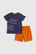 
                        
                          Load image into Gallery viewer, Mothercare Truck Jersey Shorts And T-Shirt Set
                        
                      