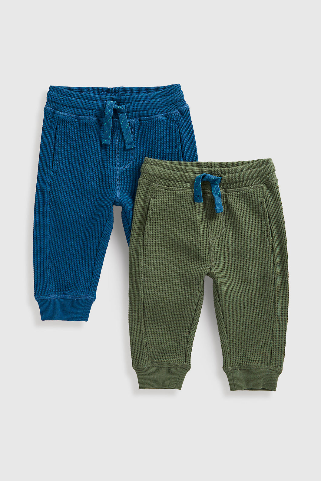 Mothercare Waffle Joggers - 2 Pack