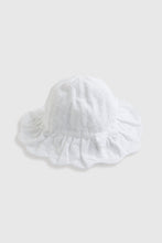 
                        
                          Load image into Gallery viewer, Mothercare Broderie Sunsafe Baby Sun Hat
                        
                      