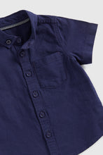 
                        
                          Load image into Gallery viewer, Mothercare Navy Oxford Shirt
                        
                      