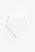 Load image into Gallery viewer, Mothercare Newborn White Dribbler Bibs - 3 Pack