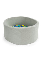 
                        
                          Load image into Gallery viewer, Misioo Ball Pits Round Light Grey Large 100 X 40 1
                        
                      