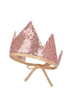 
                        
                          Load image into Gallery viewer, Moi Mili Pink Sequins Crown and Wand Magic Set 5
                        
                      