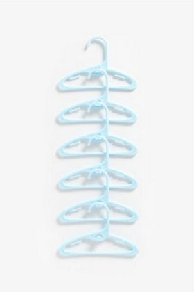 Mothercare Blue Baby Hangers 6 Pack 1