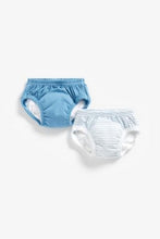 Load image into Gallery viewer, Mothercare Blue Trainer Pants Large 2 Pack 1