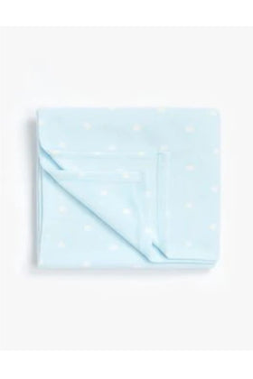 Mothercare Cot Or Cot Bed Fleece Blanket Blue Dot 1