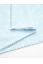 
                        
                          Load image into Gallery viewer, Mothercare Cot Or Cot Bed Fleece Blanket Blue Dot 2
                        
                      