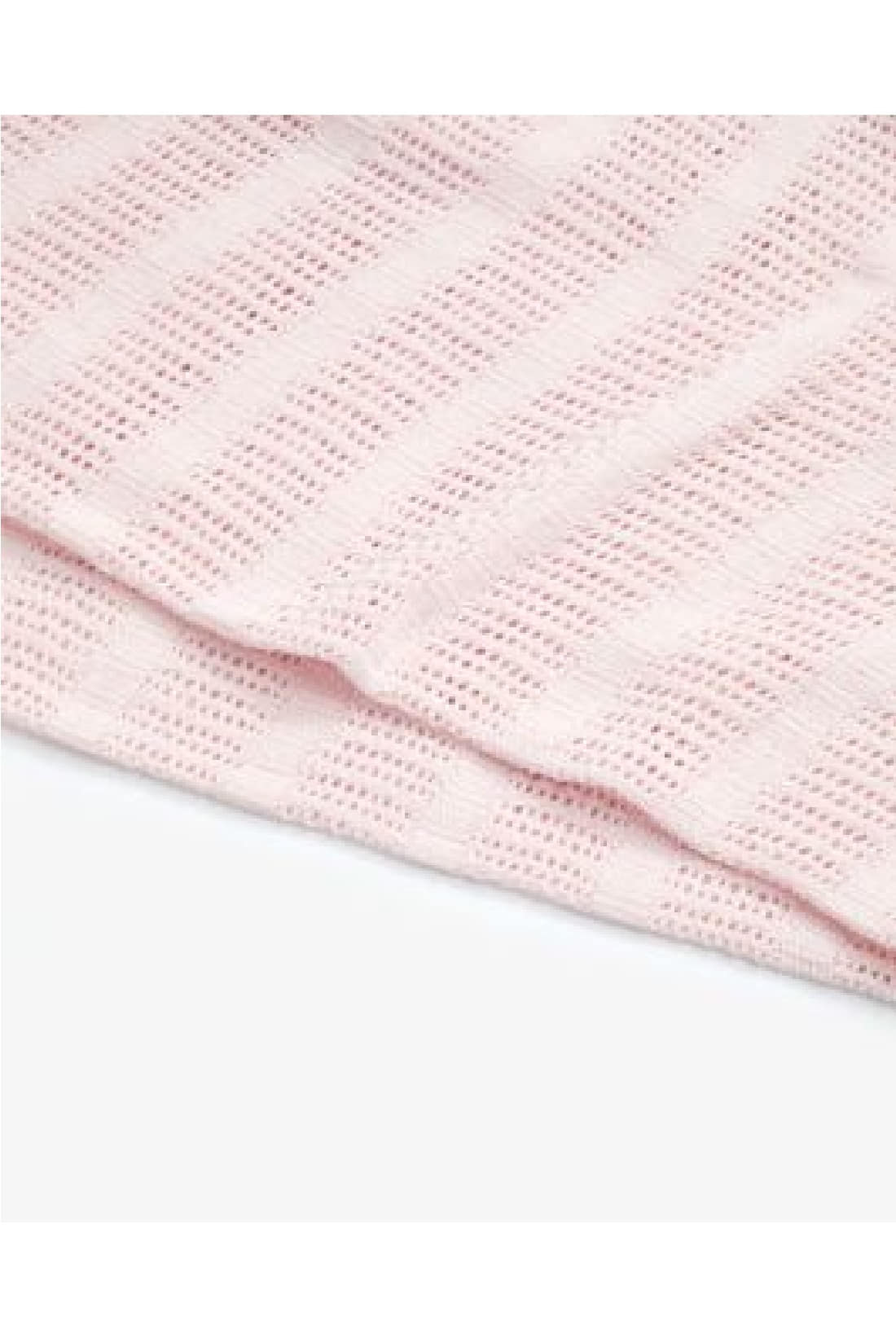 Buy Mothercare Cot Cot Bed Cellular Cotton Blanket Pink Online mothercare mothercare hong kong
