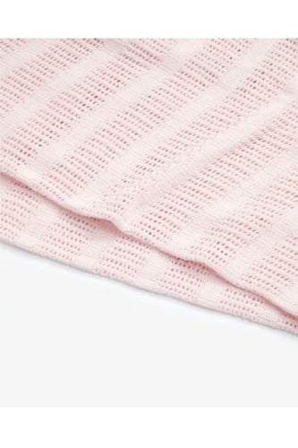 Mothercare Cotcot Bed Cellular Cotton Blanket Pink 1