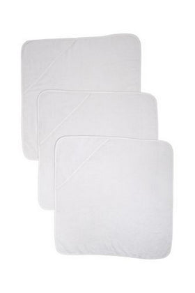 Mothercare Cuddle N Dry Hooded Towels White 3 Pack