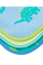 Load image into Gallery viewer, Mothercare Newborn Dinosaur Bibs 3 Pack 2
