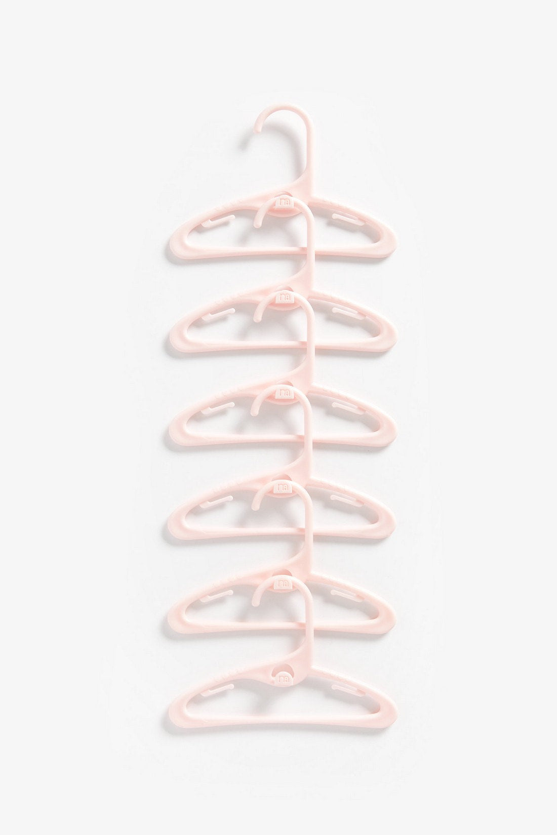 Mothercare Pink Baby Hangers 6 Pack