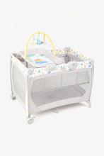 
                        
                          Load image into Gallery viewer, Mothercare Sleepy Safari Bassinet Travel Cot 2
                        
                      