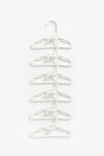 
                        
                          Load image into Gallery viewer, Mothercare White Baby Hangers 6 Pack 1
                        
                      