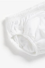 Load image into Gallery viewer, Mothercare White Trainer Pants Large 3 Pack 2