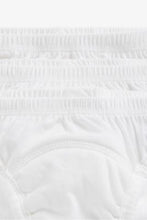 Load image into Gallery viewer, Mothercare White Trainer Pants Medium 3 Pack 3