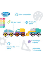 
                        
                          Load image into Gallery viewer, Playgro Build And Drive Mix N Match Vehicles 5
                        
                      