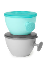 將圖片載入圖庫檢視器 Skip Hop Easy Grab Bowls Greyteal 1