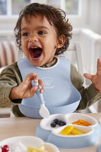 
                        
                          Load image into Gallery viewer, BabyBjörn Baby Bib 2PK - Powder Green/ Powder Blue
                        
                      