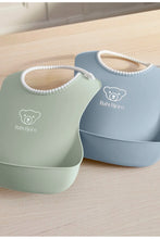 
                        
                          Load image into Gallery viewer, BabyBjörn Baby Bib 2PK - Powder Green/ Powder Blue
                        
                      