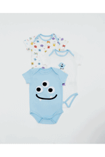 
                        
                          Load image into Gallery viewer, NotTooBig Bamboo Bodysuits Monster - 3 Pack
                        
                      