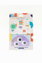 
                        
                          Load image into Gallery viewer, NotTooBig Bamboo Romper Monster - 2 Pack
                        
                      