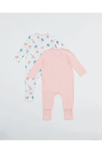 
                        
                          Load image into Gallery viewer, NotTooBig Bamboo Sleepsuits Kitten - 2 Pack
                        
                      