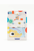 
                        
                          Load image into Gallery viewer, NotTooBig Bamboo Sleepsuits Monster - 2 Pack
                        
                      