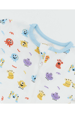 
                        
                          Load image into Gallery viewer, NotTooBig Bamboo Sleepsuits Monster - 2 Pack
                        
                      