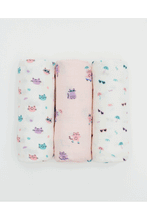 
                        
                          Load image into Gallery viewer, NotTooBig Bamboo Swaddle Kitten - 3 Pack
                        
                      