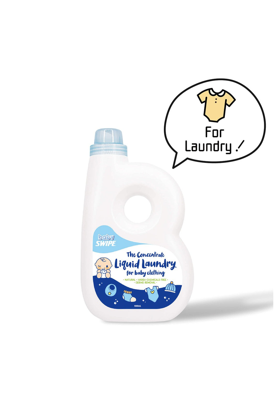 Baby Swipe The Concentrate Liquid Laundry for Baby Clothing 1000ml