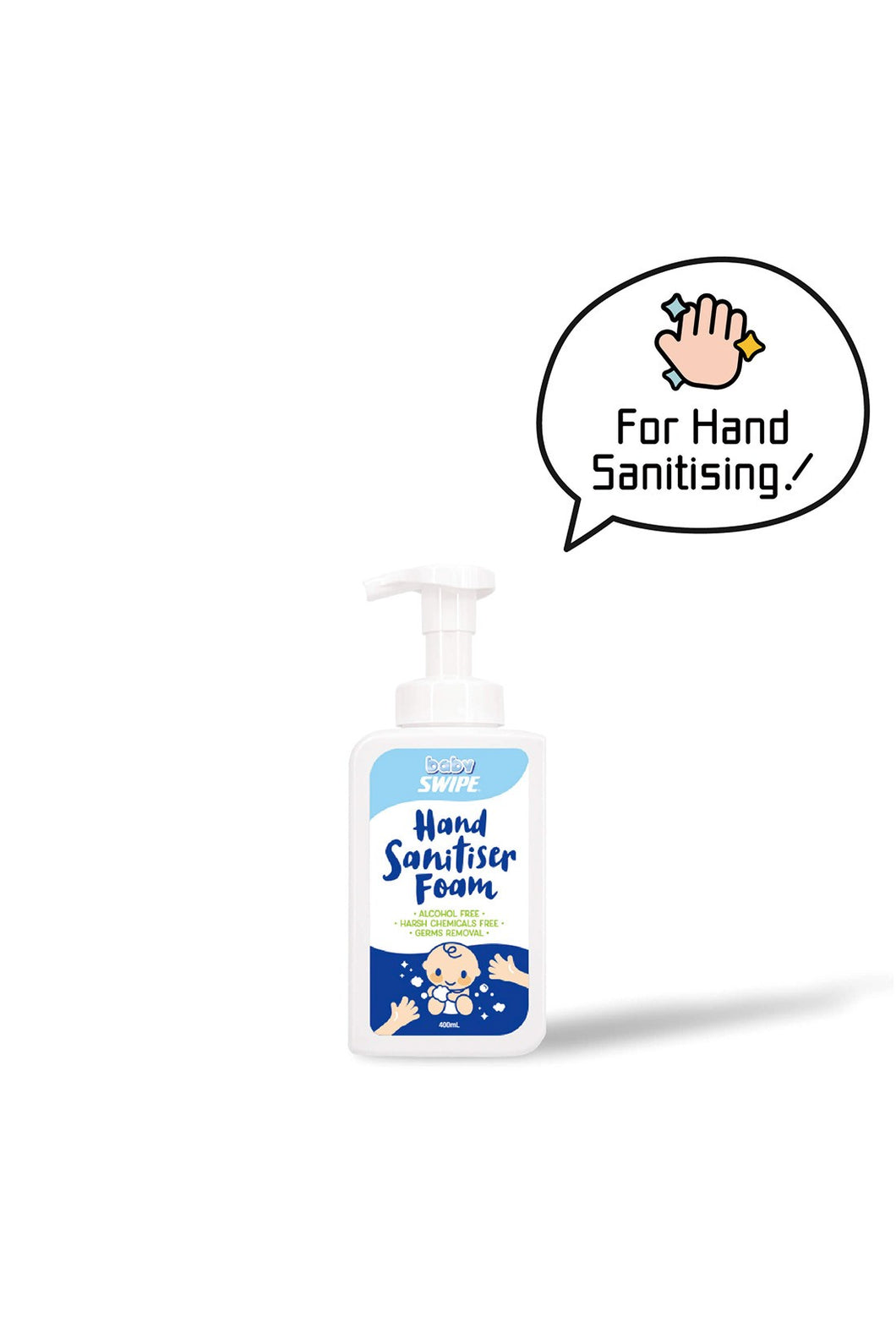 Baby Swipe Hand Sanitizer Foam 400ml