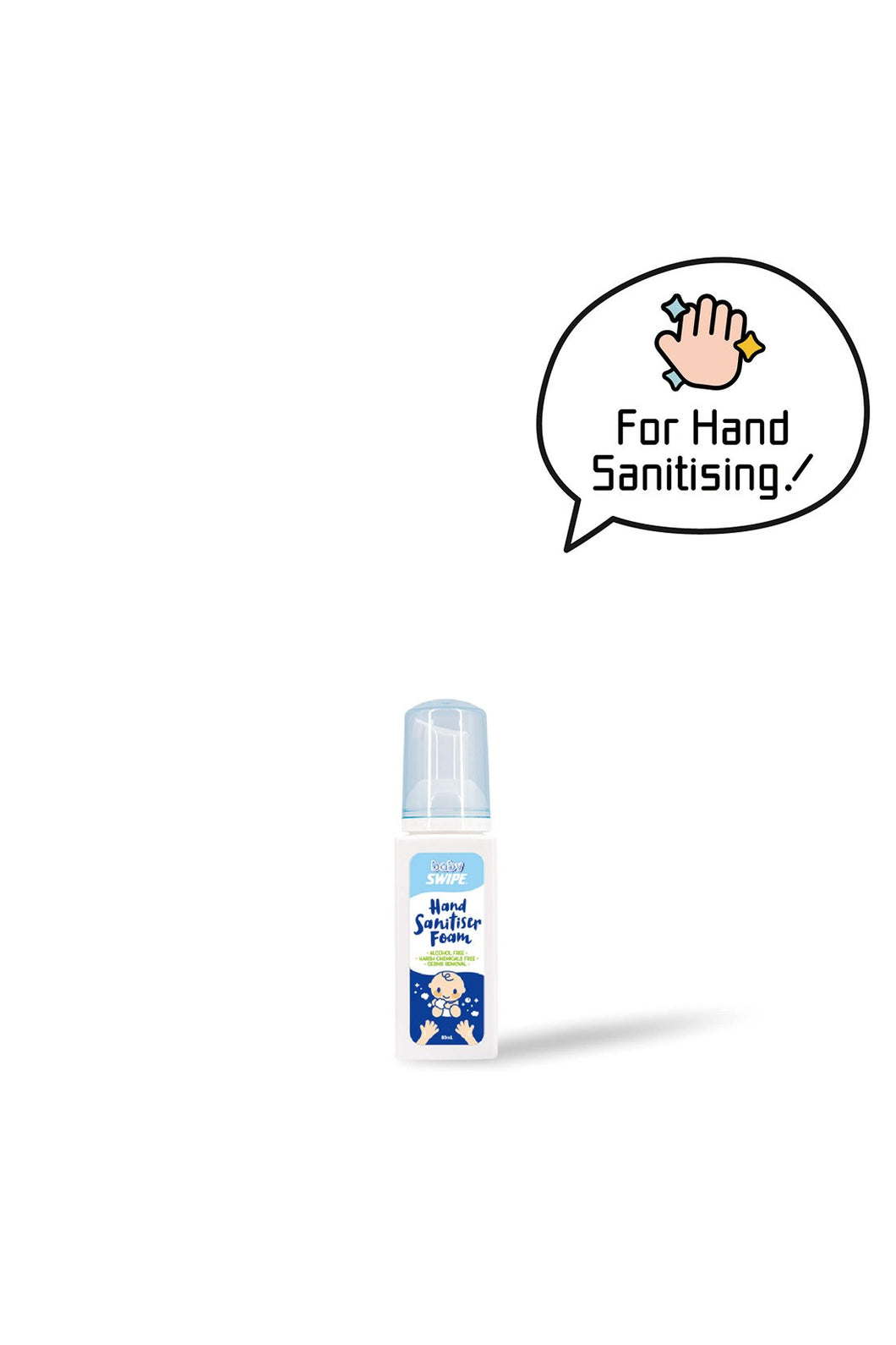 Baby Swipe Babyswipe Hand Sanitizer Foam 80ml