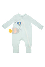 
                        
                          Load image into Gallery viewer, Not Too Big Bamboo Sleepsuits Sea World - 2 Pack
                        
                      