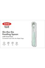 
                        
                          Load image into Gallery viewer, OXO Tot On-The-Go Feeding Spoon Opal - Online Exclusive
                        
                      