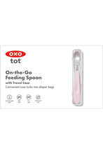 
                        
                          Load image into Gallery viewer, OXO Tot On-The-Go Feeding Spoon Blossom - Online Exclusive
                        
                      
