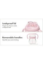 
                        
                          Load image into Gallery viewer, OXO Tot Soft Spout Sippy Cup With Removable Handles Blossom - Online Exclusive
                        
                      