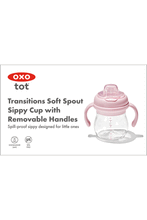 
                        
                          Load image into Gallery viewer, OXO Tot Soft Spout Sippy Cup With Removable Handles Blossom - Online Exclusive
                        
                      