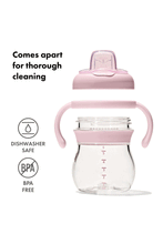 
                        
                          Load image into Gallery viewer, OXO Tot Soft Spout Sippy Cup With Removable Handles Blossom - Online Exclusive
                        
                      