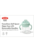 
                        
                          Load image into Gallery viewer, OXO Tot Soft Spout Sippy Cup With Removable Handles Opal - Online Exclusive
                        
                      