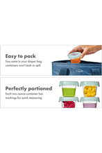 
                        
                          Load image into Gallery viewer, OXO Tot Baby Blocks Freezer Storage Containers 60ML Opal - Online Exclusive
                        
                      