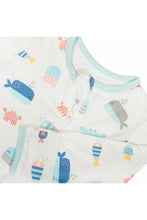 
                        
                          Load image into Gallery viewer, Not Too Big Bamboo Sleepsuits Sea World - 2 Pack
                        
                      