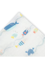 
                        
                          Load image into Gallery viewer, Not Too Big Bamboo Swaddle Sea World - 3 Pack
                        
                      
