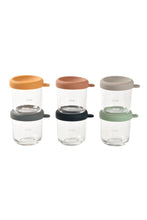 
                        
                          Load image into Gallery viewer, Beaba Set of 6 Glass Portion Jar 250ml
                        
                      