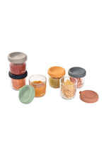 
                        
                          Load image into Gallery viewer, Beaba Set of 6 Glass Portion Jar 250ml
                        
                      