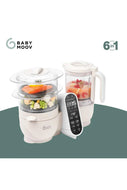Babymoov Nutribaby 6-in-1 multi-purpose baby food processor Mineral Beige - Online Exclusive