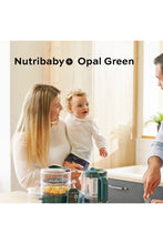 
                        
                          Load image into Gallery viewer, Babymoov Nutribaby 6-in-1 multi-purpose baby food processor - Opal Green
                        
                      