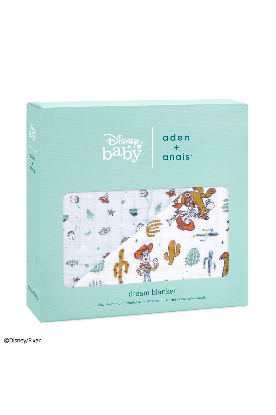 Aden + Anais 棉平細紋毛毯 玩具總動員