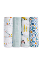 
                        
                          將圖片載入圖庫檢視器 Aden + Anais Essentials Cotton Muslin Swaddles Cars - 4 Pack
                        
                      